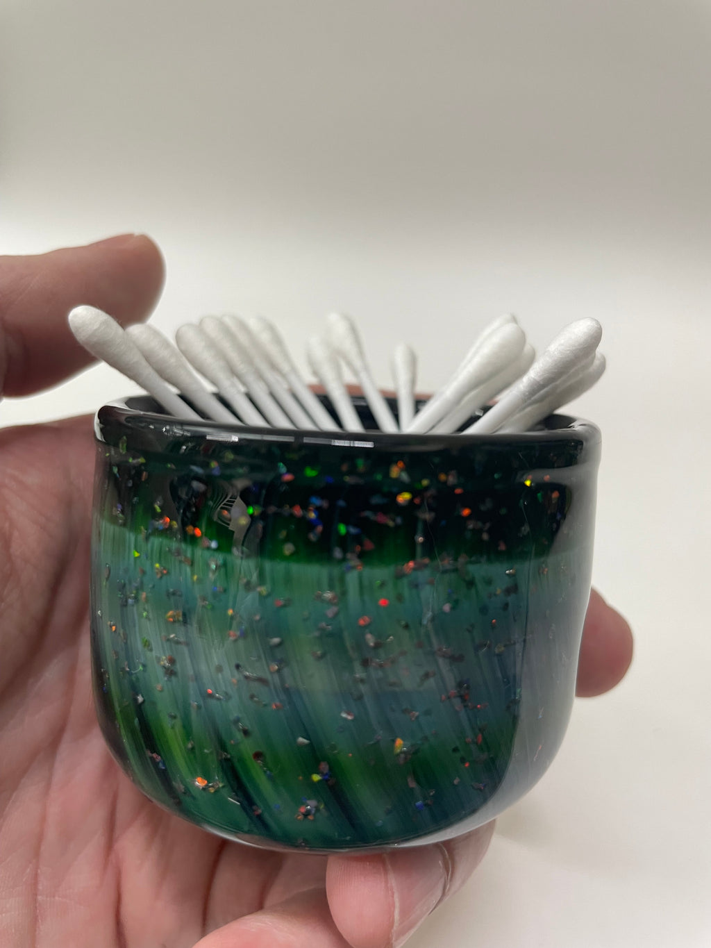 Q tip holder